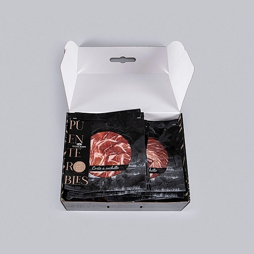 JAMBON CEBO 50 % RACE IBÉRIQUE (coupé au couteau) JAMBON CEBO 50 % RACE IBÉRIQUE (coupé au couteau)