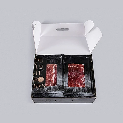 JAMBON CEBO 50 % RACE IBÉRIQUE (découpé à la machine)