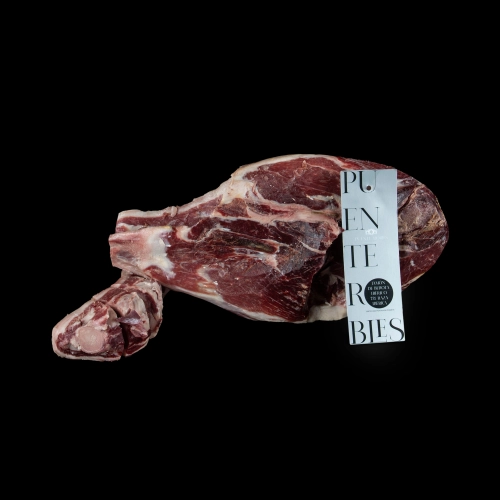 JAMBON IBÉRIQUE BELLOTA (NOURRI AU GLAND) à 75 % RACE IBÉRIQUE (DESOSSE).