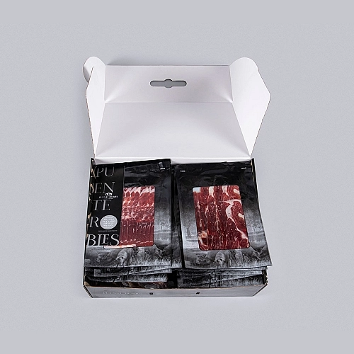 JAMBON IBÉRIQUE CEBO DE CAMPO 50% (découpé à la machine) JAMBON IBÉRIQUE CEBO DE CAMPO 50% (découpé à la machine)