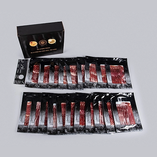 PACK 4 : 20 SACHETS D’EPAULE CEBO DE CAMPO IBÉRIQUE 50% RACE IBÉRIQUE COUPÉ À LA MACHINE